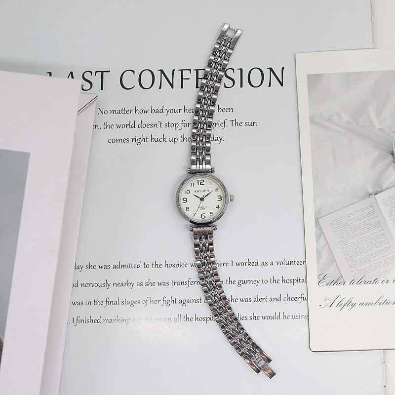 2025 new arrival: exquisite stainless steel bracelet watch for women - casual, stylish, and versatile quartz wristwatch, direct from the manufacturer