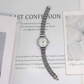 2025 new arrival: exquisite stainless steel bracelet watch for women - casual, stylish, and versatile quartz wristwatch, direct from the manufacturer