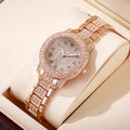 Live broadcast of the most popular diamond-encrusted roman pattern women's watch, bracelet, cornucopia, women's model, one-piece dropshipping source