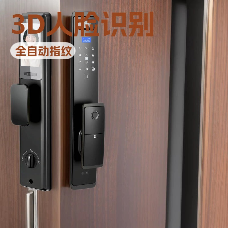 smart lock for homewaterproof fingerprint lock smart door lock palm vein face recognition visual electronic lock graffiti