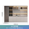 3m door filing cabinet (grey technical wood*khaki)