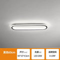 Led linear corridor aisle light - modern minimalist nordic style - ceiling mounted for stairways, balconies, entryways, and closets