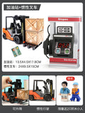 Gas station + lifting forklift with 3 batteries + screwdriver