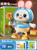 Gift box dancing blue rabbit [3 songs] + charging