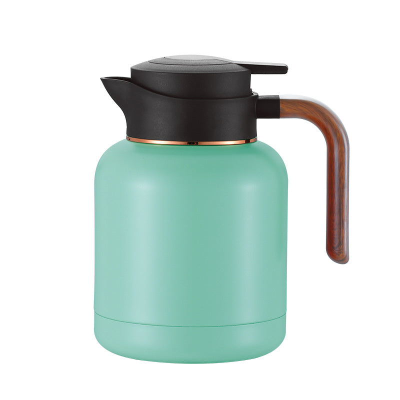 304 smart temperature display thermos stainless steel tea pot office tea pot with filter large capacity thermos flask