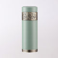 Double-layer vacuum intelligent business purple sand cup ceramic thermos cup office car gift water cup engraved logo