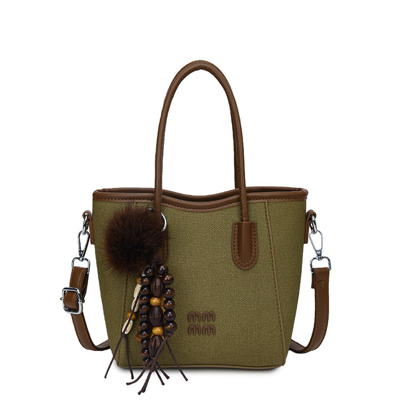 retro satchel bag for women 2025new arrivaltrendyeasiest for match shoulder crossbody bag classy sense work clothing bucket bag