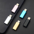 Type-c female to micro usb otg adapter for android v8 charging and data transfer - 5-pin converter (tpc)