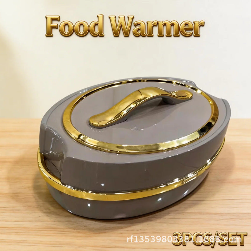 Insulated lunch box food warmerexport cross-border high-end 2l-2.5l-3l# hot-selling insulated tableware insulated box