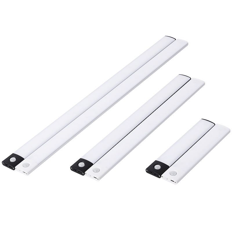 Smart motion sensor ultra-thin led strip light - cross-border, rechargeable, wire-free, magnetic cabinet/wardrobe linear lighting