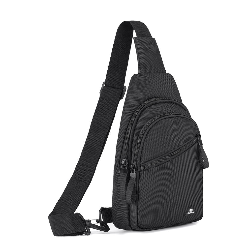 Outdoor breast bag men's and women's casual shoulder bag backpack travel bag men's Oxford cloth messenger bag men's high sense