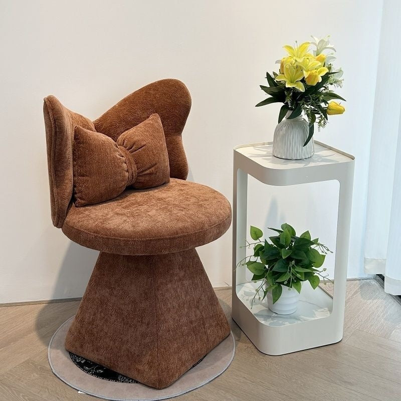 Casual dressing stool beauty salon manicure chair modern makeup stool bedroom butterfly chair back chair dining table chair metal