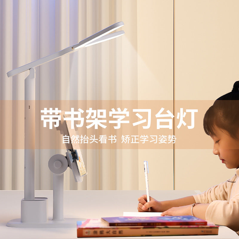 Desk lamp - eye protection, perfect for studying, bedroom bedside, back-to-school essentials, student dormitory must-have, homework folding lamp