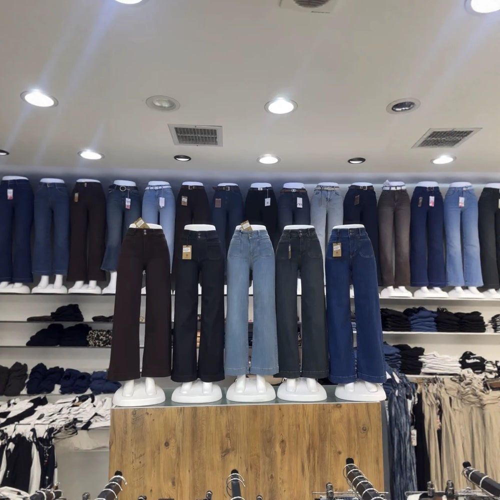 Women jeansnew arrival women's jeansloosestraight-leg pants silmslimming lookin stockwholesale