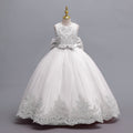 Ready-to-ship wholesale children's formal dresses, lace-trimmed wedding gowns, princess dresses, and runway dresses for girls