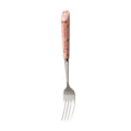 Pink white rabbit fork