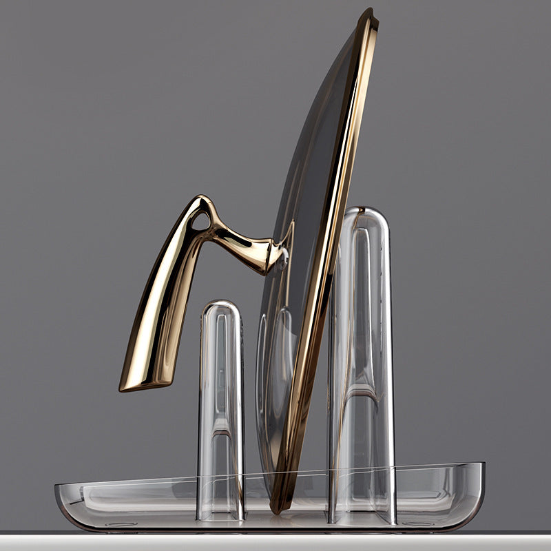 Pot lid rack kitchen spatula spoon chopsticks sticky cutting board knife holder kitchen multi-functional storage rack