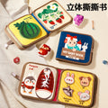 Baby quiet tear book early education cloth book tear-resistant chewable velcro early education felt book washable toy