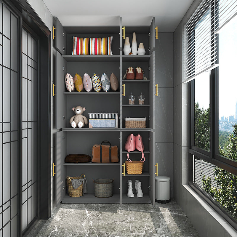 [Customized] Balcony storage cabinet, locker, sunscreen, household high cabinet to top bay window, sundry cabinet, waterproof laundry cabinet