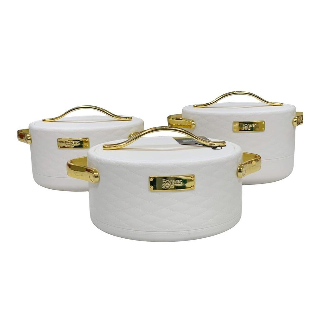 cross-border hot-selling 3pcs food warmer gold label insulated lunch box 1.5l-2l-2.5l insulated tableware