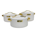 cross-border hot-selling 3pcs food warmer gold label insulated lunch box 1.5l-2l-2.5l insulated tableware