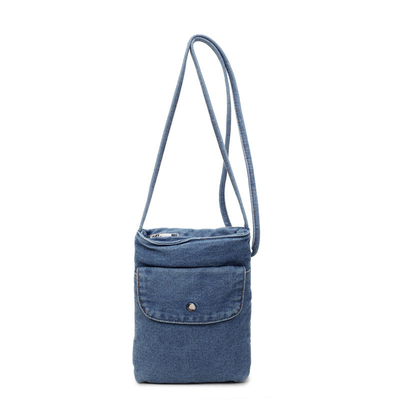Denim bag autumn/winter 2025 new arrival: unique pleated shoulder & crossbody bag - casual, stylish, versatile bucket bag