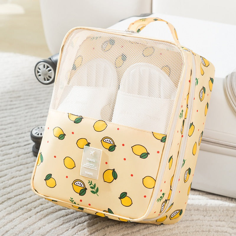 Shoe storage bag, business trip travel, portable suitcase, breathable shoe bag, shoe cover, storage box, dust bag, double-layer storage.