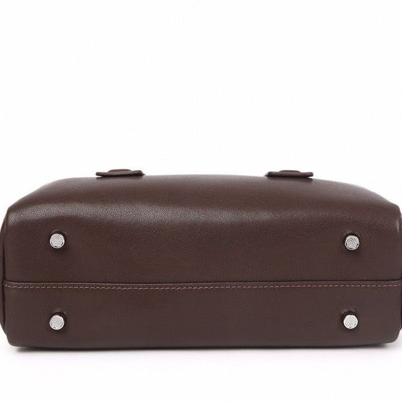 Genuine leather women's handbag 2024 autumn/winter new retro tote bag large capacity shoulder bag fashion commuter crossbody bag