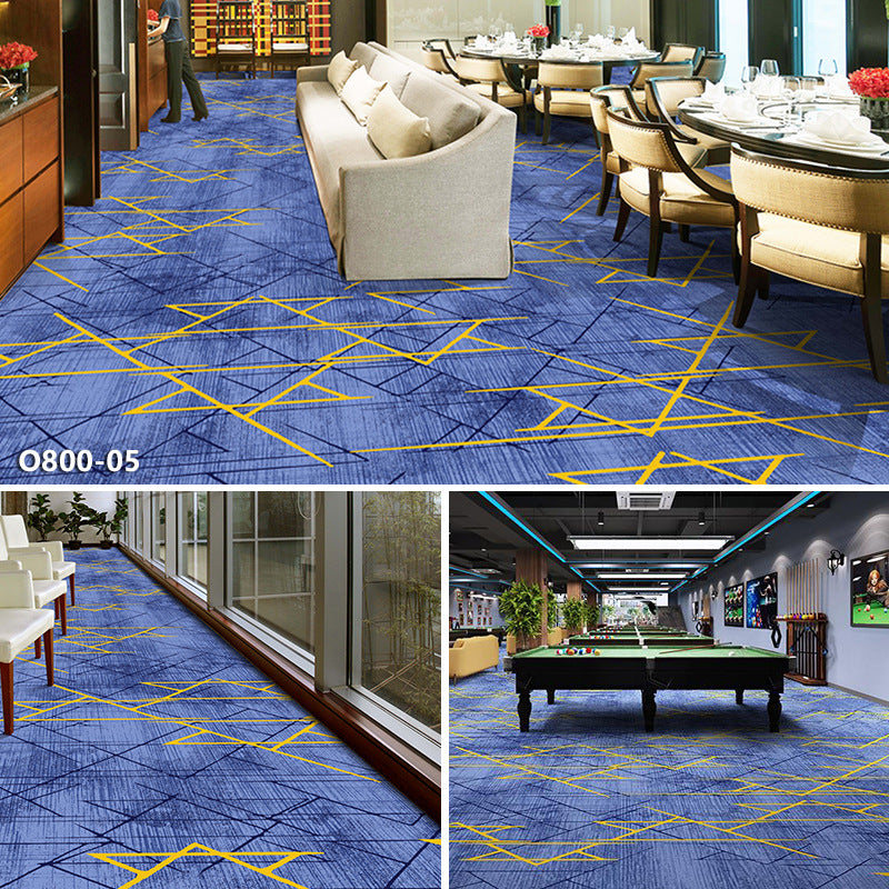 Hotel carpet 800g cut velvet thickened large area paving fire retardant banquet hall club billiard hall fireproof carpet