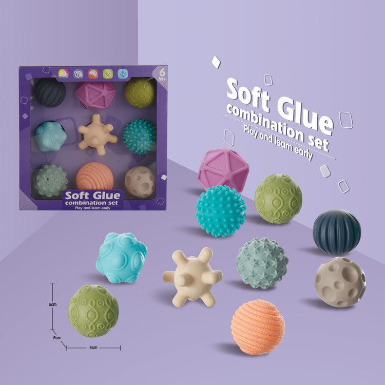 baby haptic perception grasping touch ball sensory integration training touch ball massage bath toy