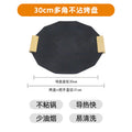 Korean style hexagram cassette oven baking pan outdoor camping non-stick pan medical stone square barbecue pan for home barbecue pan