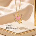 European and american fashion hot selling copper inlaid zirconia flower necklace for women, light luxury niche style, versatile minimalist, non-fading clavicle chain jewelry