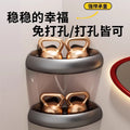 High-style bathroom storage rack, no-drill installation, bathroom triangle basket, toilet vanity wall-mounted organizer, corner shelf