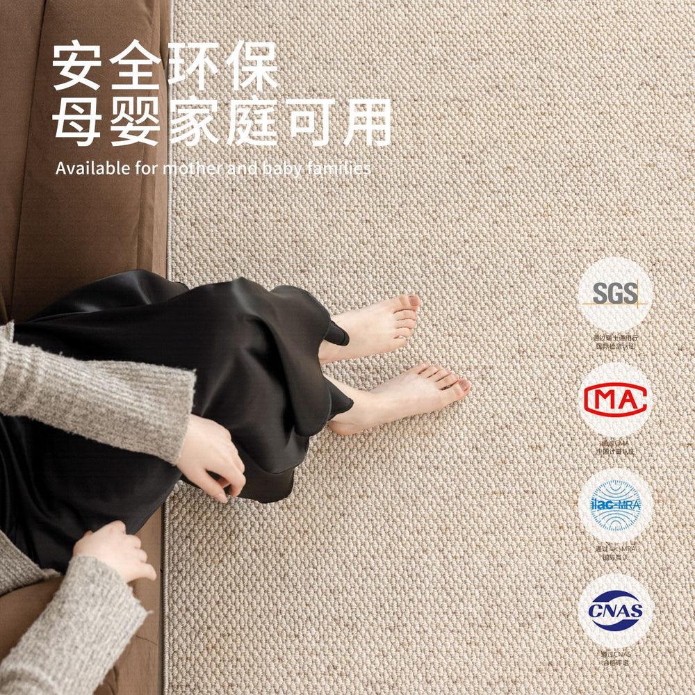 Wool carpet plain color living room accessible luxuryclassynew arrivalfor home carpet large house standard bedroom floor mat stain-resistant thickened