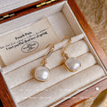Korean retro pearl pendant earrings women's ins trendy light luxury super sparkling micro-inlaid zircon ear hooks earrings wholesale