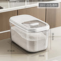 Food grade rice bucket for home2026new arrival insect-proof and moisture-proof sealed grain storage box flour box grain storage bucket