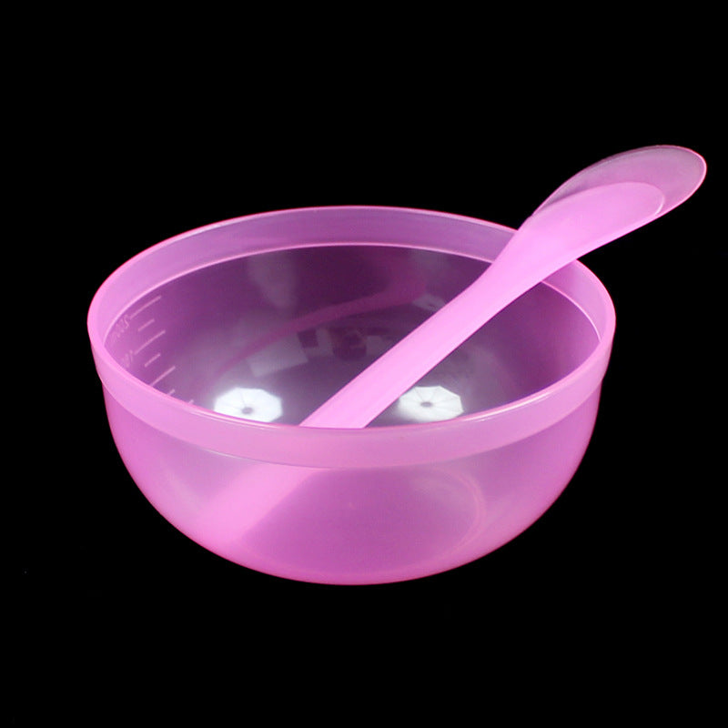 Beauty mask tool set #4: mask bowl + mixing spoon & spatula, makeup bowl, beauty supplies, spa mask mixing bowl set