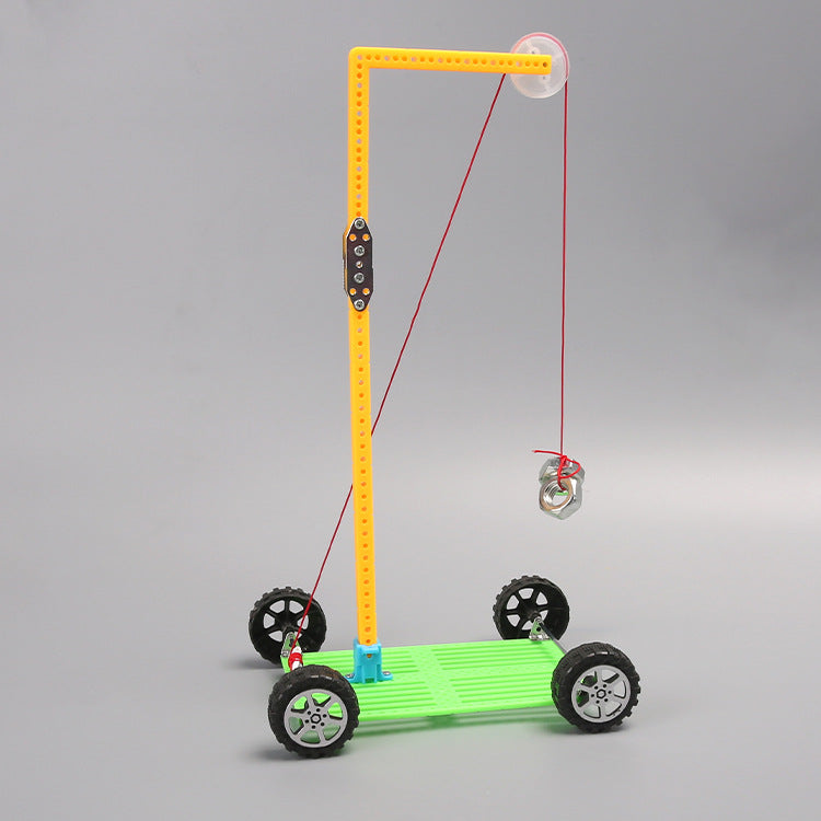 Gravity kinetic energy car, technology small production DIY handmade science experimental equipment children's educational toys student teaching