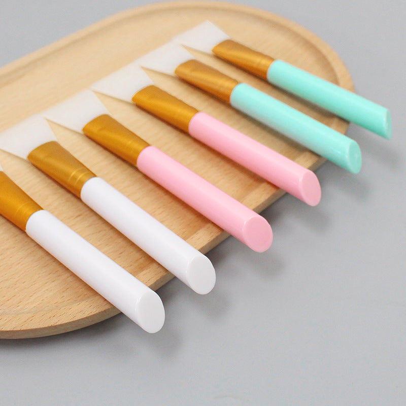 Silicone mask brush - perfect for applying masks, beauty brushes, soft silicone head for mud masks, spa tools, makeup brushes