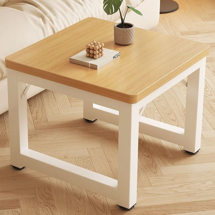 Square table, square family essential coffee table, small corner table, corner dining table, desk, thickened mahjong playing cards