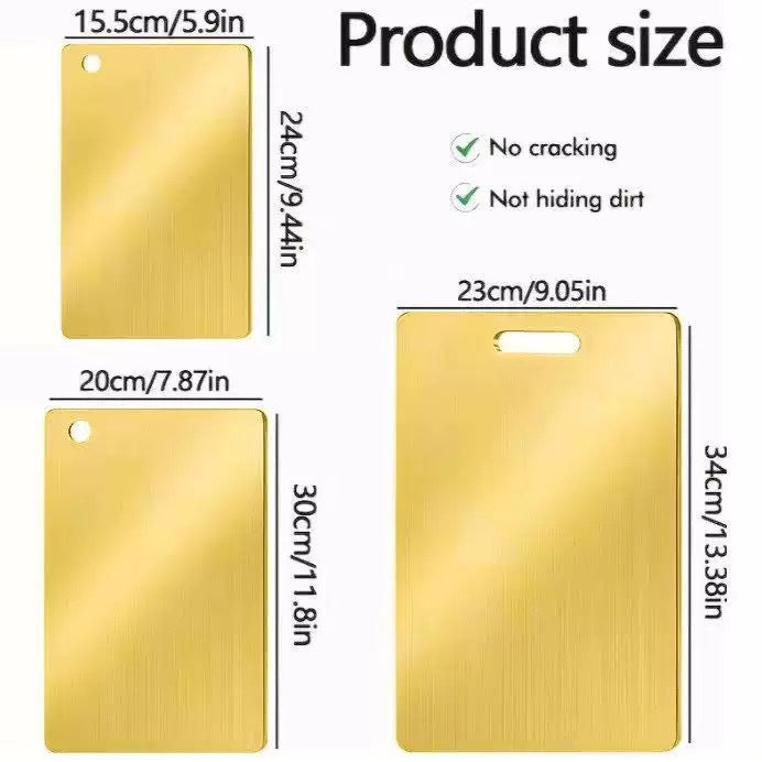 thickened 304 stainless steel cutting board kitchen chopping board fruit board panel rolling board chopping board factory