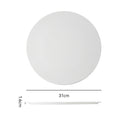Minimalist white dinnerware restaurant hotel unique creative high-value plating dessert pastry western food plate steak plate