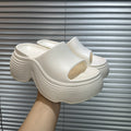 Thick sole thick heel slippers for women summer outwearthick sole shit feeling 2025new arrivalsummer popular beach sandals