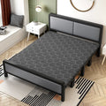 Folding bedfor homedouble iron frame bed with mattress rental house simple bed hard bed office lunch break bed single