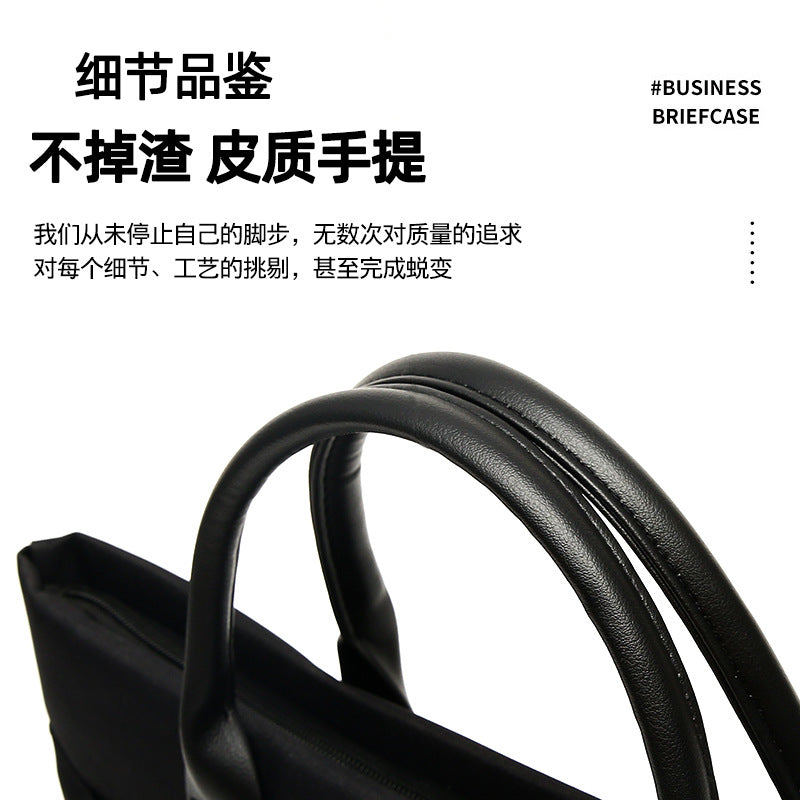 Self-Youxin 339 Oxford cloth file bag tote bag business men's large-capacity meeting briefcase custom printing