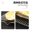 Stainless steel footed cooling net, flat barbecue net, oven net rack, bread baking water filter rack, oil drain net 60x40cm