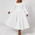 D451 party dress independent station winter elegant elegance fur decoration large skirt dress african dress