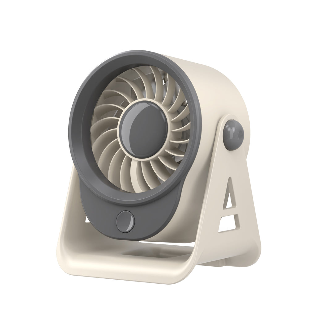 New mini desk fan - rechargeable, quiet, and portable for dorms, offices, and home use. wall-mountable design