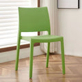 Nordic backrest chair plastic dining chair modern thickened minimalist stackable backrest chair casual restaurant chair wholesale
