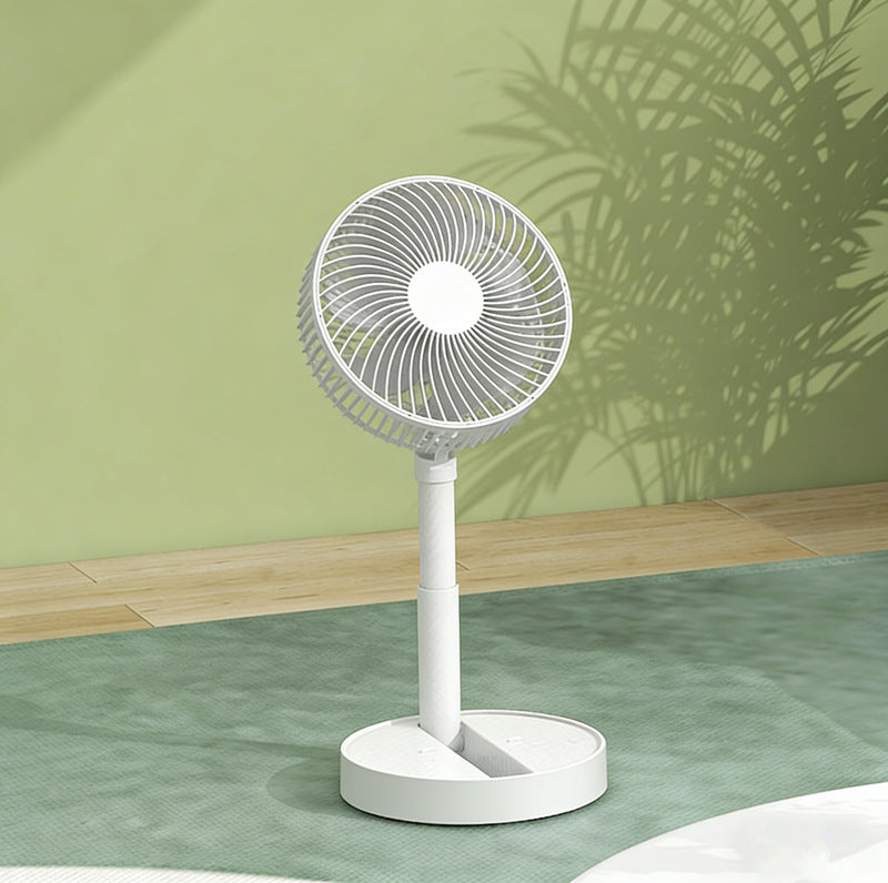 Floor-standing desktop telescopic foldable usb fan student dormitory office home multi-functional silent and storable